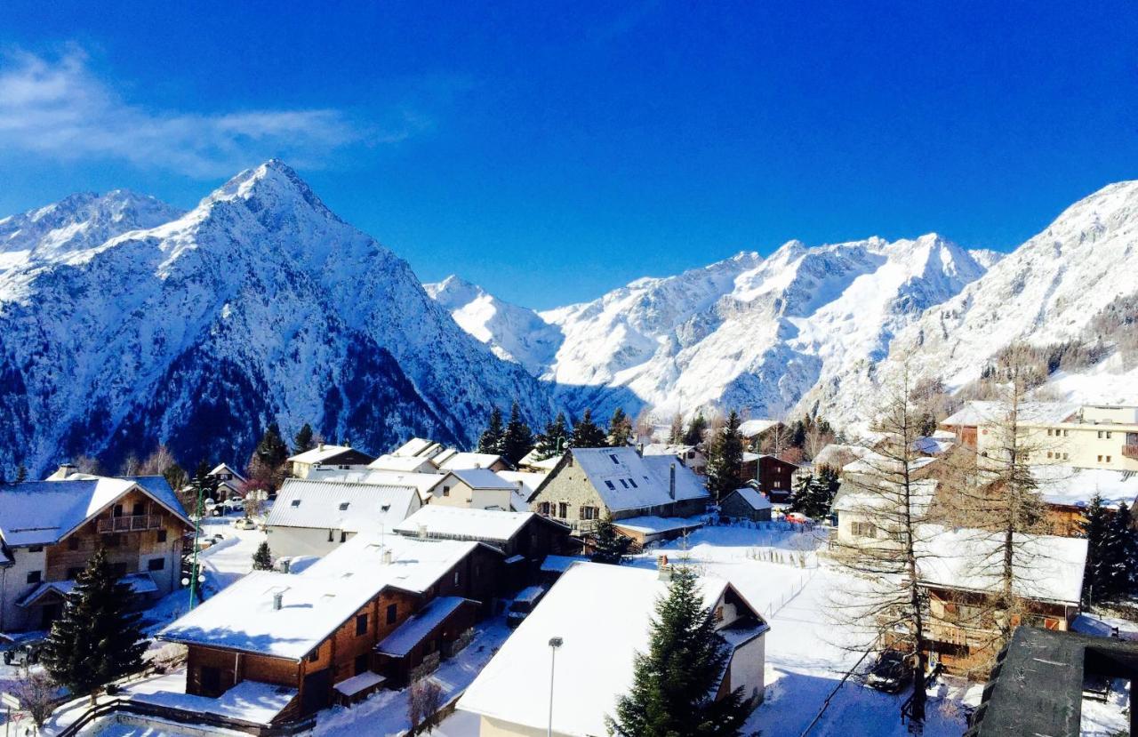 Pied De Piste A 20 M Du Telesiege "Le Diable", Menage Inclus, Possible De Louer 2 Apparts, Vue Panoramique Les Deux Alpes Eksteriør billede